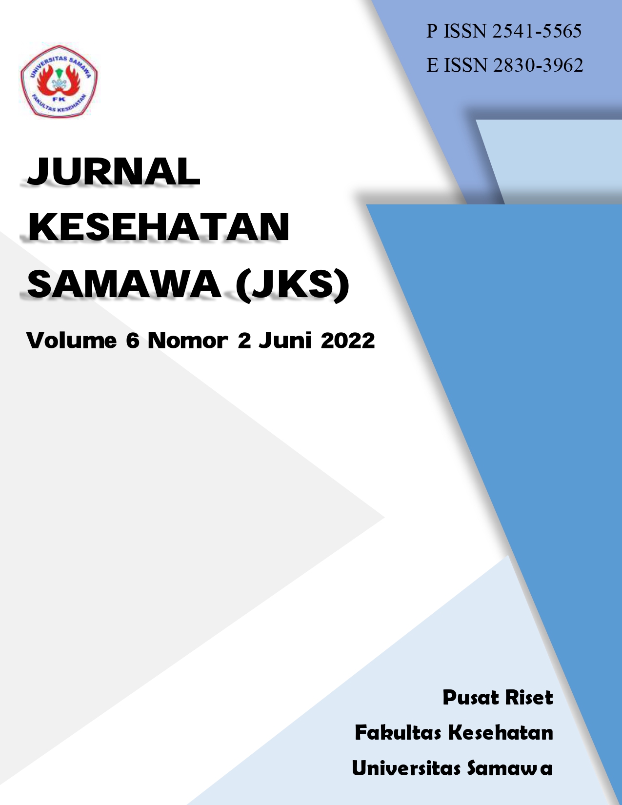 					View Vol. 6 No. 2 (2022): Jurnal Kesehatan Samawa
				