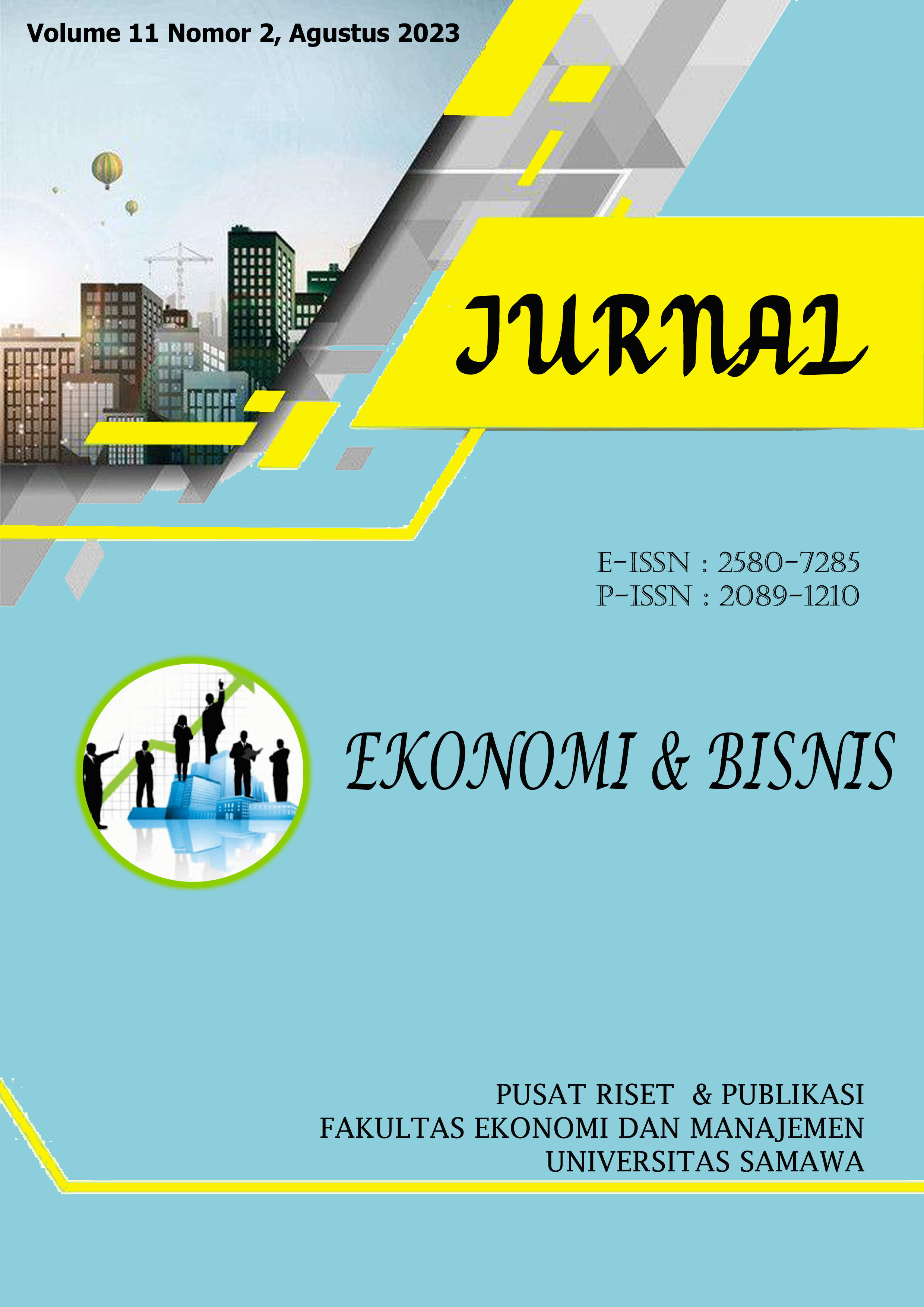 					View Vol. 11 No. 2 (2023): Jurnal Ekonomi & Bisnis
				