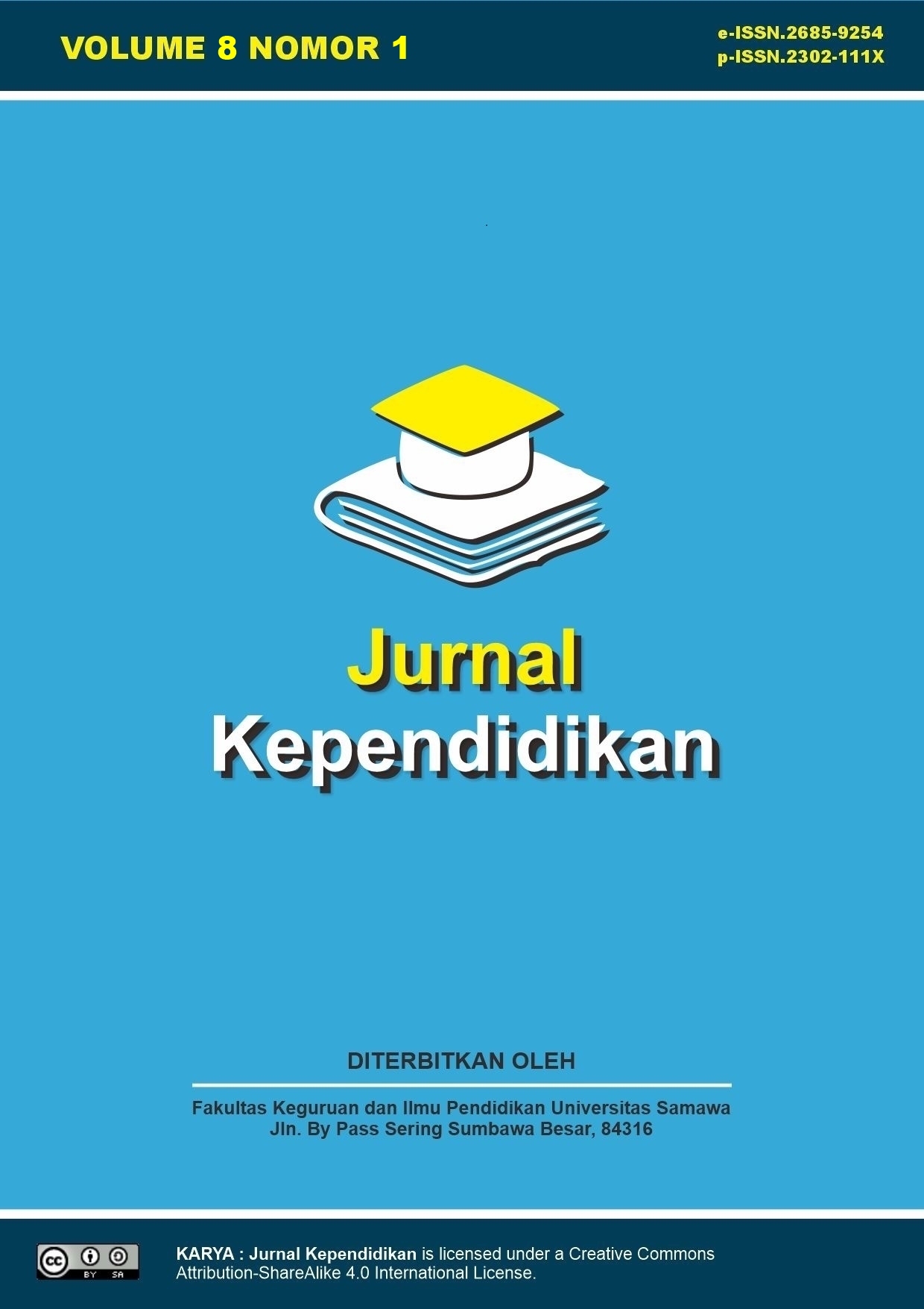 					View Vol. 8 No. 1 (2023): Jurnal Kependidikan (On Progress)
				